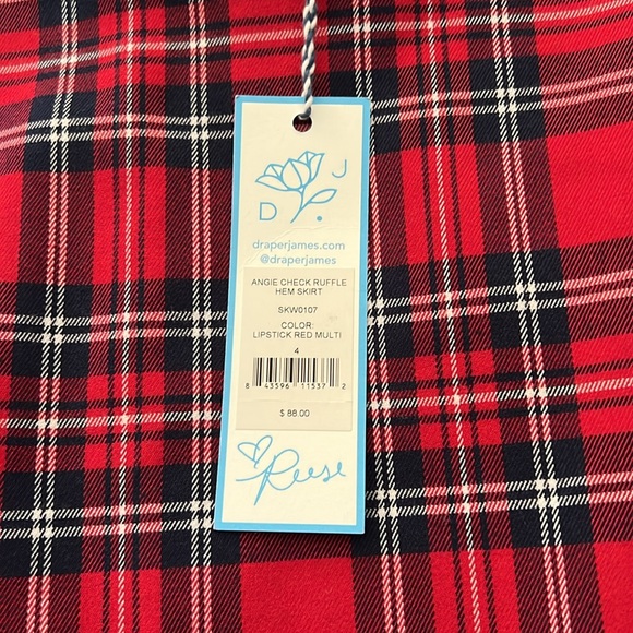 NWT Draper James plaid skirt - Picture 3 of 5